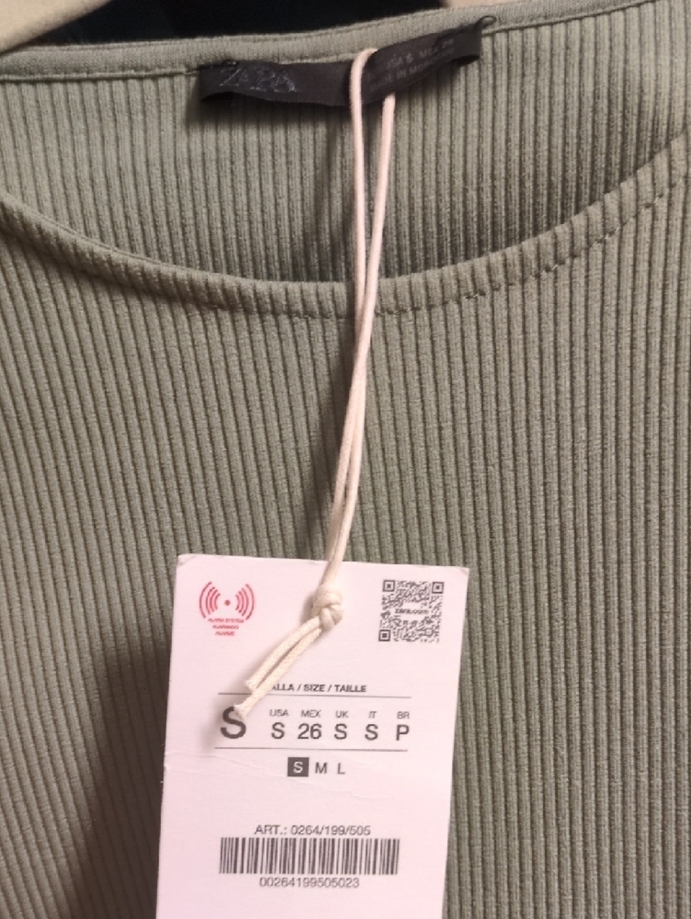 Zara Sage Green Sleeveless Midi Dress with Statement Buckle - Picture 8 of 8